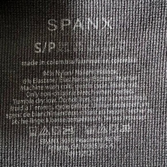 Spanx Seamless Grey Camo Leggings Small - Picture 4 of 5